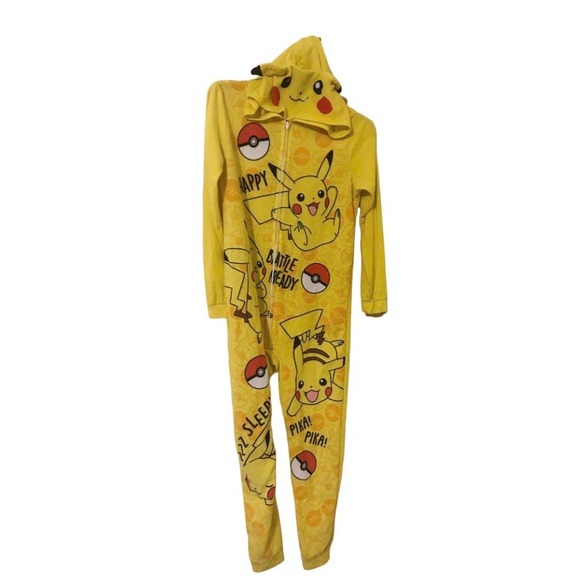 Pokemon Pajamas Pokemon Exclusive Boys Hooded Union Suit Pajama